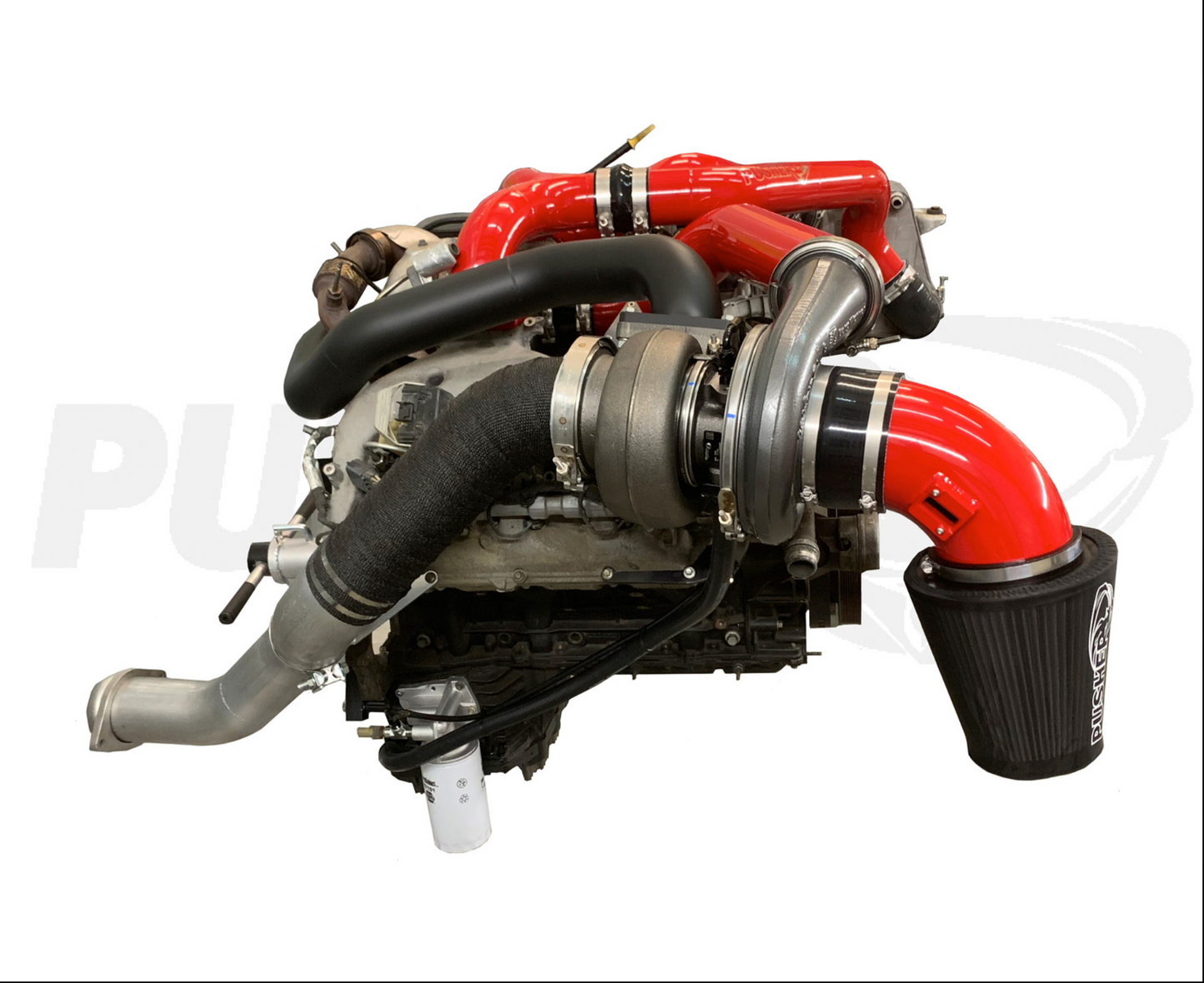 Pusher Compound Turbo System for 2015-2022 6.7L powerstroke