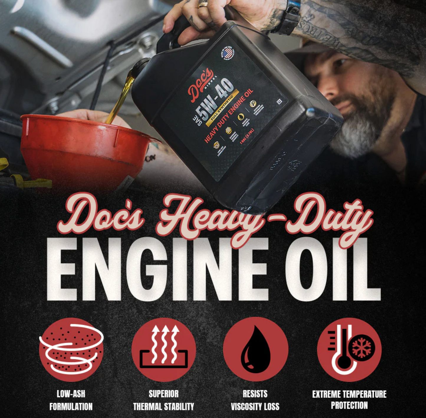 5W-40 Full Synthetic Heavy-Duty Diesel Oil
