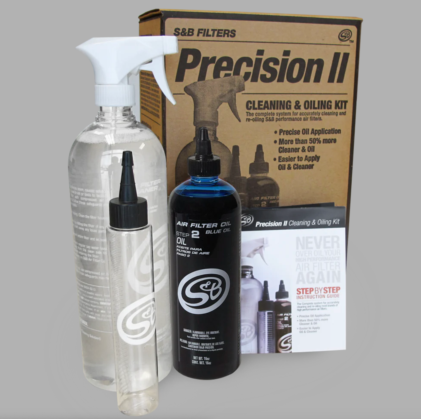 Precision II Cleaning and Oiling Kit Fo S&B Filters