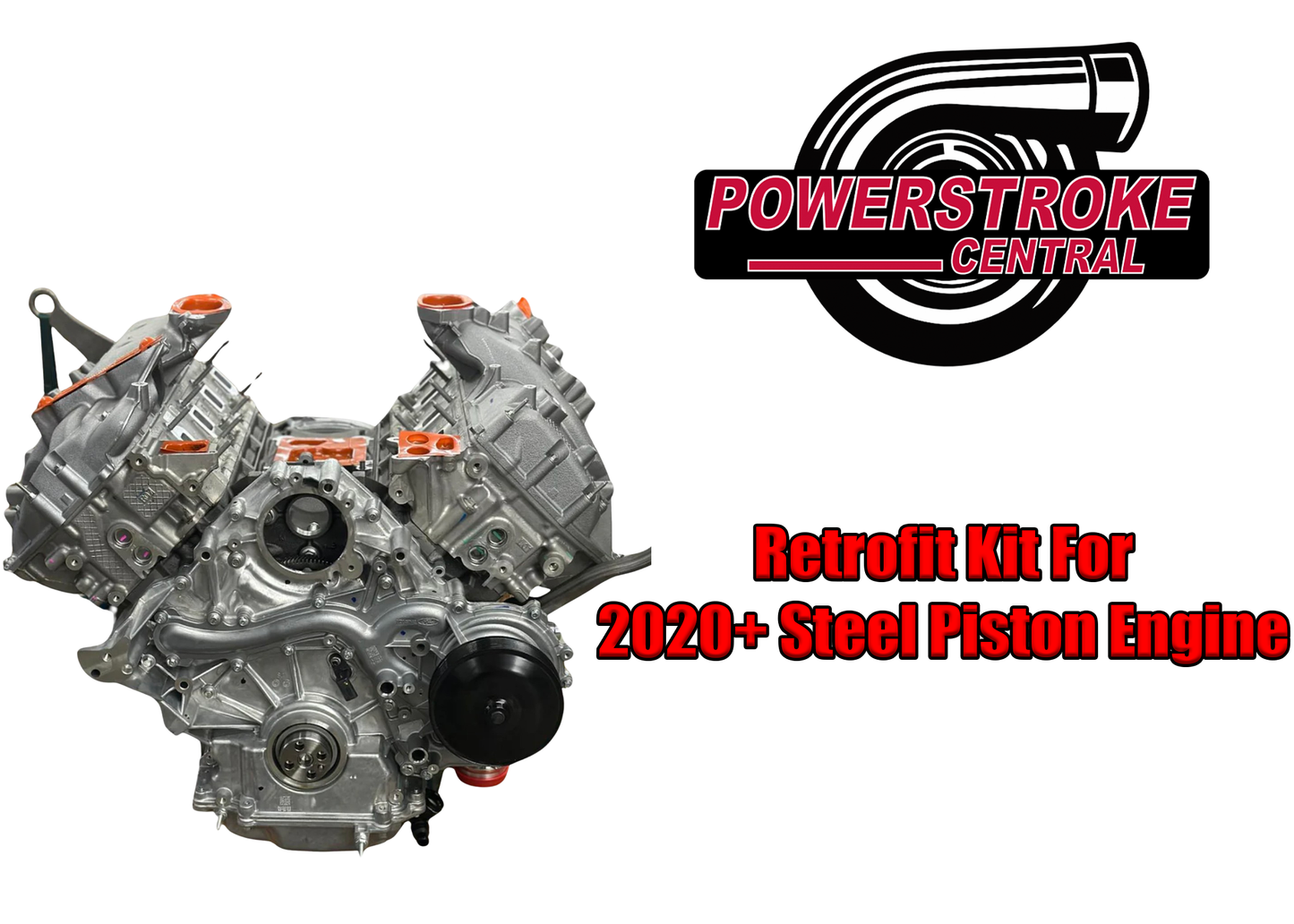 Powerstroke Central Retrofit Kit for Installing 2020+ 6.7L Engine in 2011–2019 Super Duty