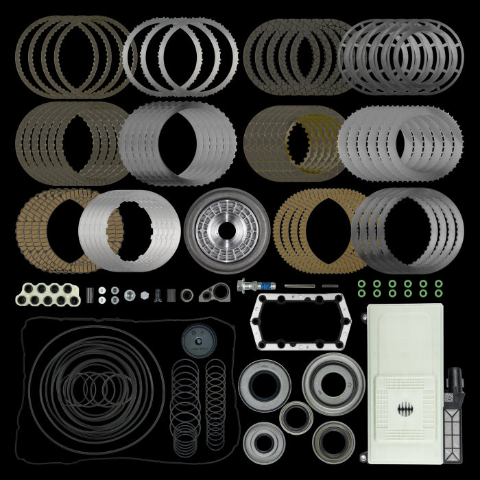 SunCoast 10R140 CATEGORY 2 BORGWARNER REBUILD KIT WITH EXTRA CAPACITY "E", AND "F" CLUTCH PACKS