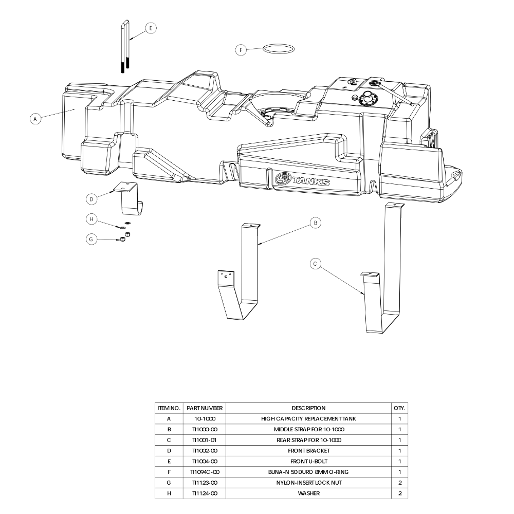 S&B 56 Gallon High-Capacity Fuel Tank for 2011-2016 Ford Powerstroke 6.7L Crew Cab Short Bed — image 6