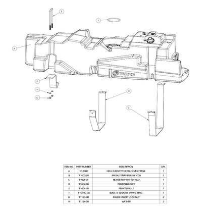 S&B 56 Gallon High-Capacity Fuel Tank for 2011-2016 Ford Powerstroke 6.7L Crew Cab Short Bed — image 6