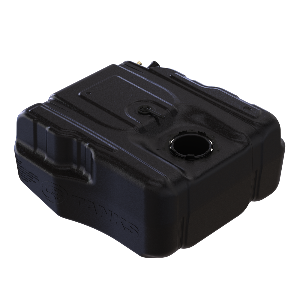 S&B 40 Gallon (After Axle) High-Capacity Fuel Tank for 2011-2016 Ford F250, F350, F450, F550 Powerstroke 6.7L, Cab Chassis — image 1