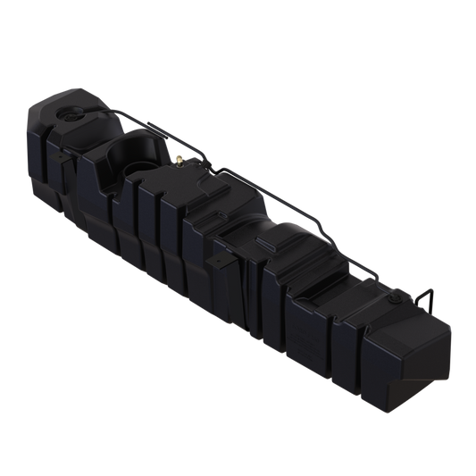 S&B 60 Gallon High-Capacity Fuel Tank for 1999-2010 Ford Powerstroke 7.3L, 6.0L, 6.4L Crew Cab & Ext Cab Long Bed — image 1