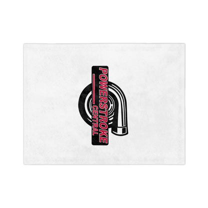 Powerstroke Central Velveteen Minky Blanket