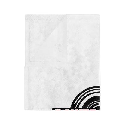 Powerstroke Central Velveteen Minky Blanket