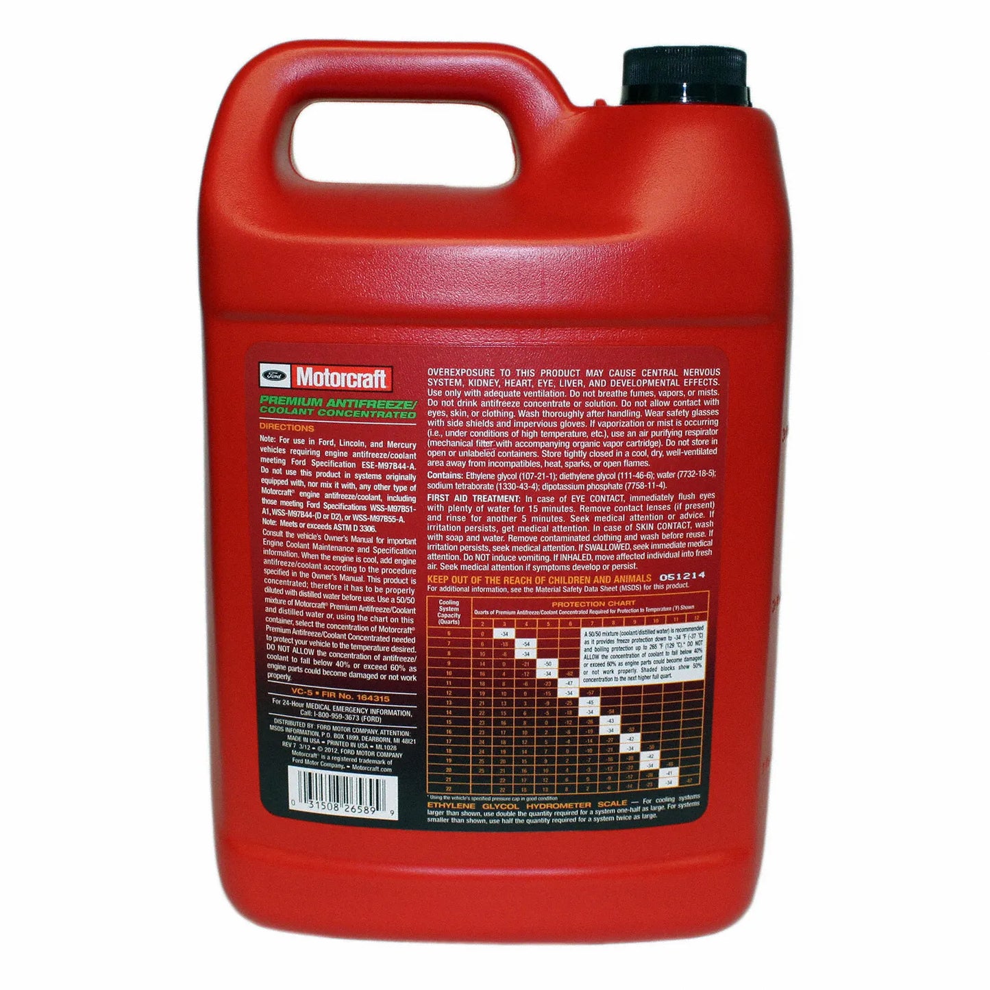 Motorcraft Green Premium Concentrated Antifreeze