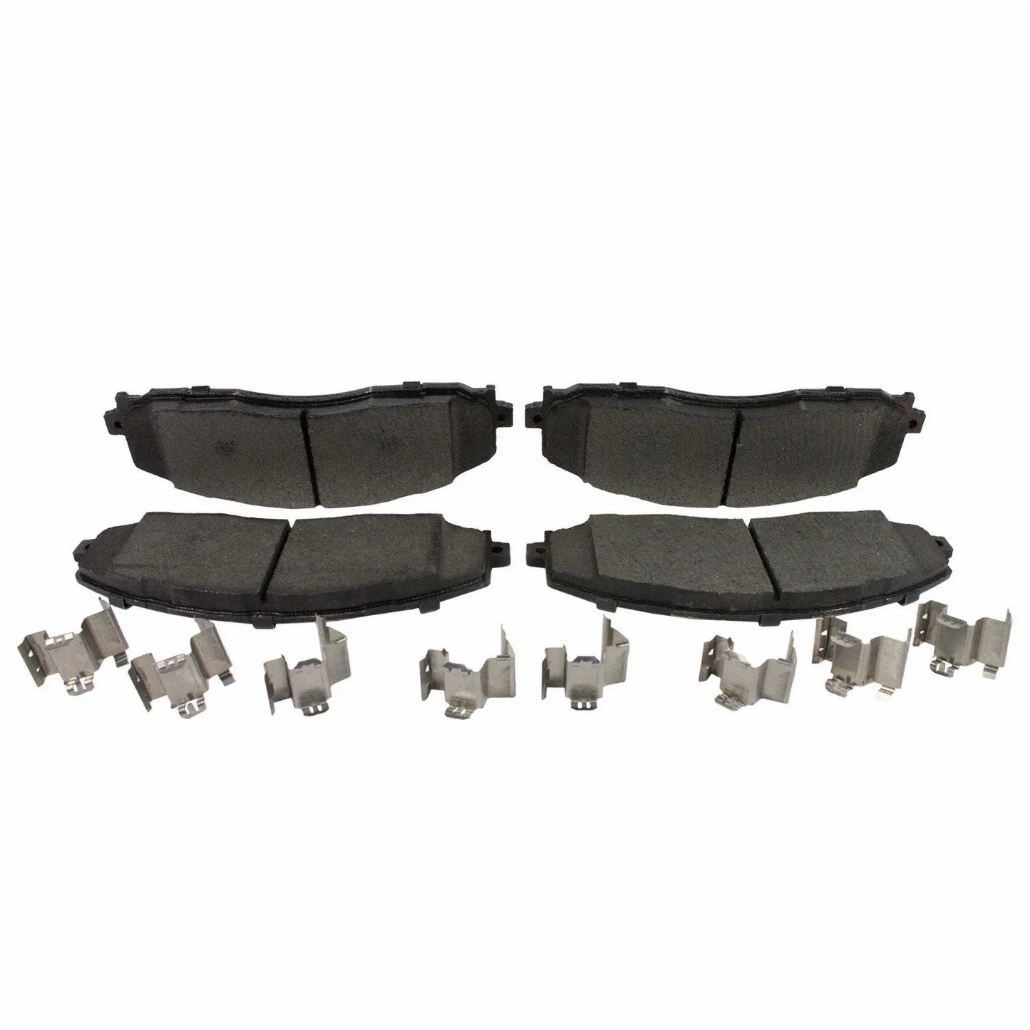 Motorcraft Front Pads - Standard Premium - Integrally Molded Organic Disc Brake Pad Set BR1680 2011-2019 6.7L Powerstroke