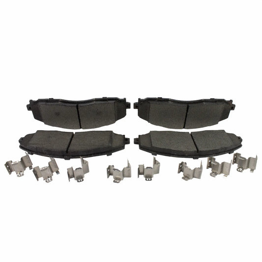 Motorcraft Front Pads - Standard Premium - Integrally Molded Organic Disc Brake Pad Set BR1680 2011-2019 6.7L Powerstroke