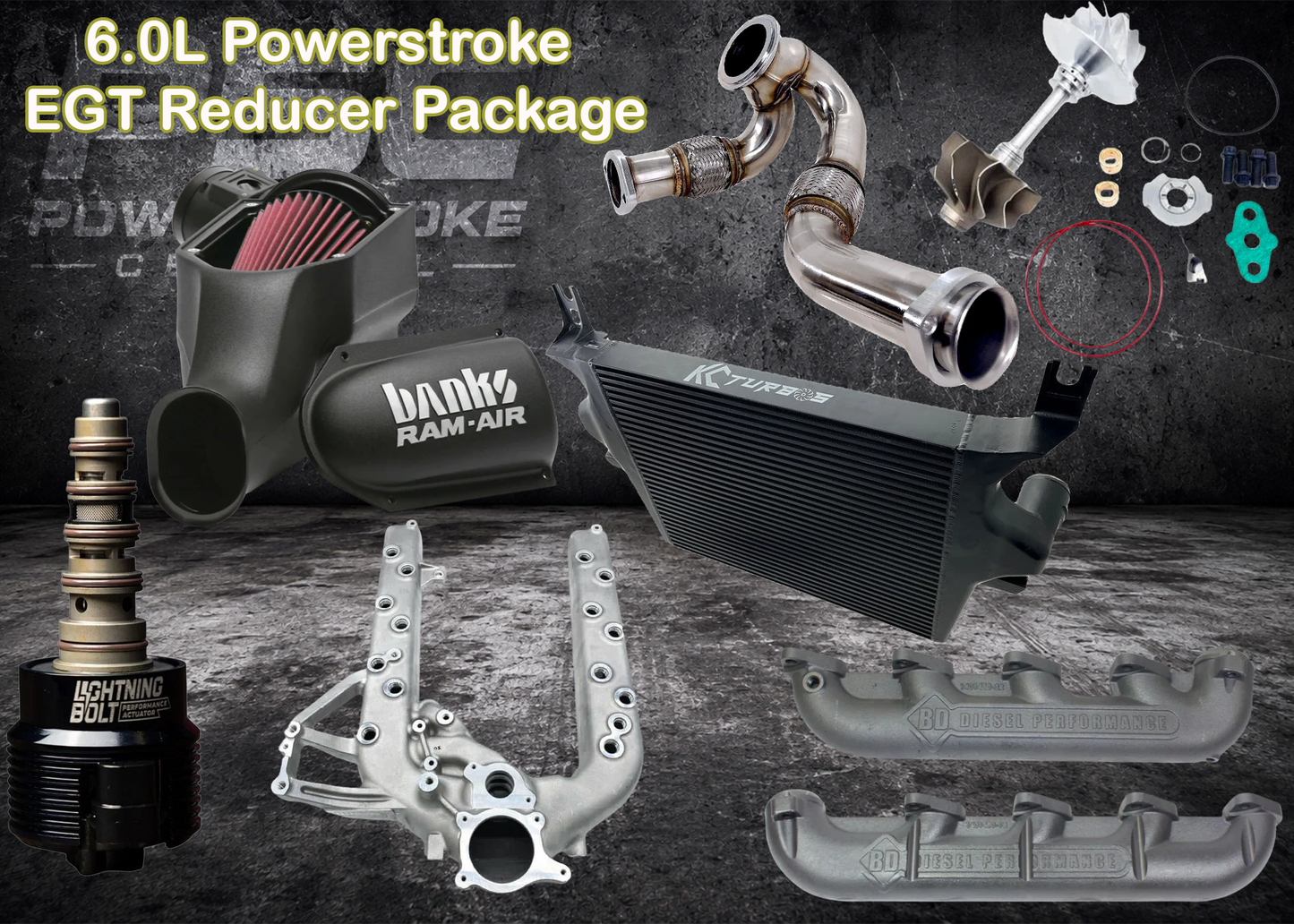 6.0L Powerstroke EGT Reducer Package