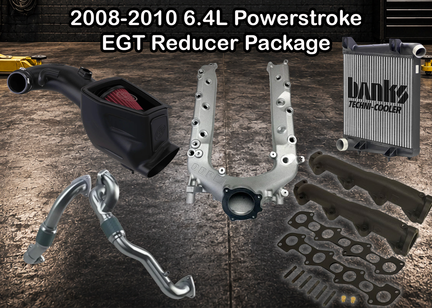 6.4L Powerstroke EGT Reducer Package (2008–2010)