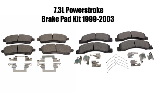 Motorcraft Brake Pad Kit (Front + Rear) 1999-2003 7.3L Powerstroke)