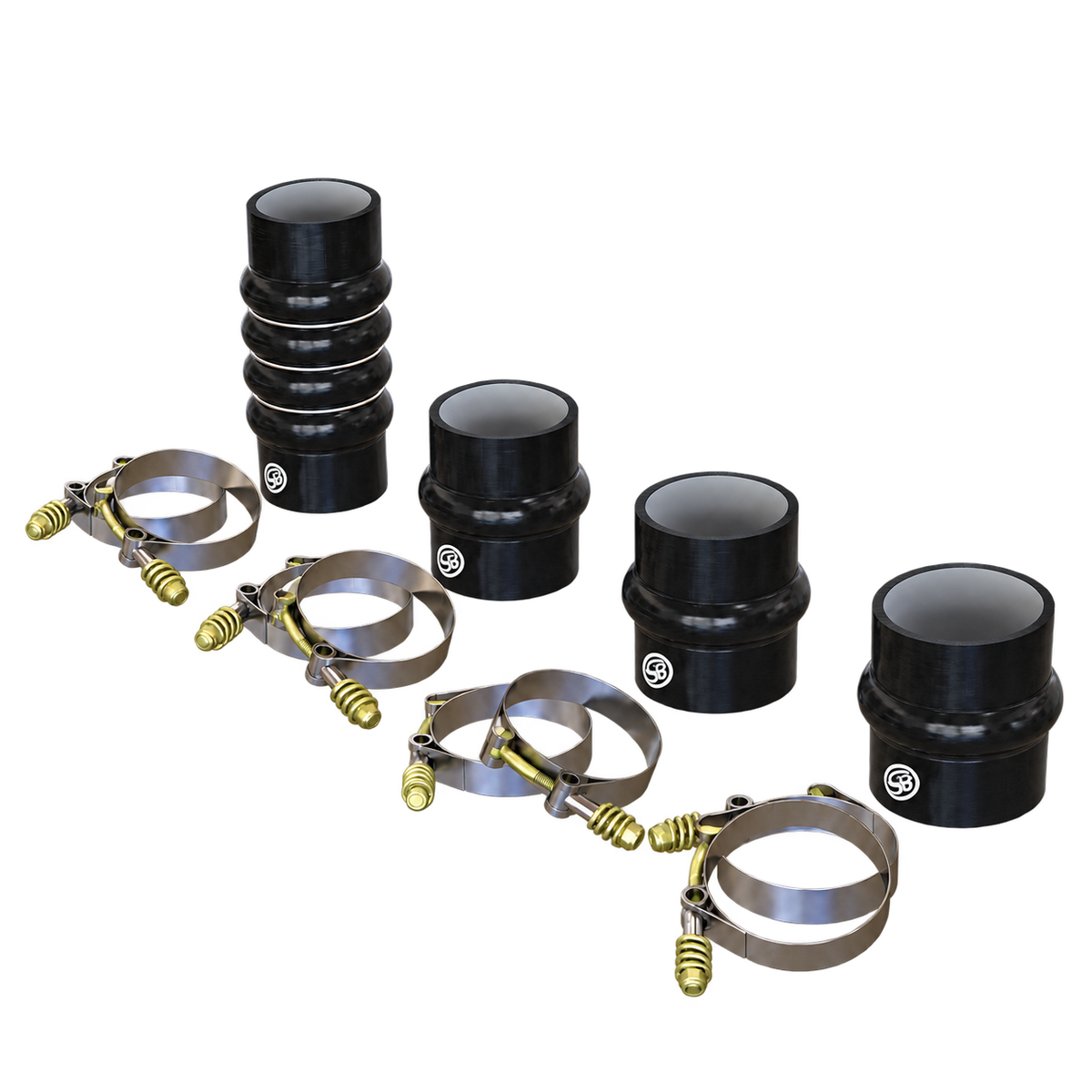 S&B Hot and Cold Side Boot Kit for 2003-2007 Dodge Ram Cummins 5.9L — image 1