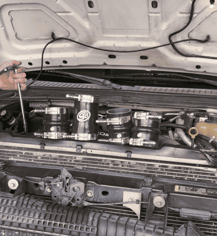 S&B Hot and Cold Side Boot Kit for 2008-2010 Ford F-250/F-350, 6.4L Powerstroke — image 1
