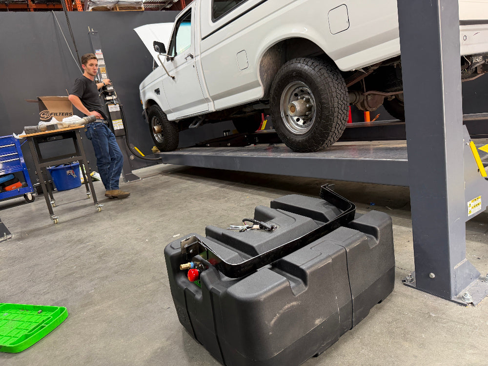 S&B 40 Gallon High Capacity After Axle Tank for Ford OBS 1994-1997 Ford F250, F350 Powerstroke 7.3L — image 5