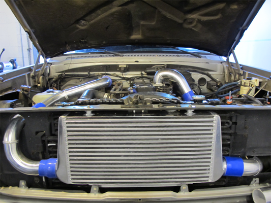 Front Mount Intercooler Charge Piping Pipe Tube Kit For 89-91 Dodge Ram Cummins 5.9L