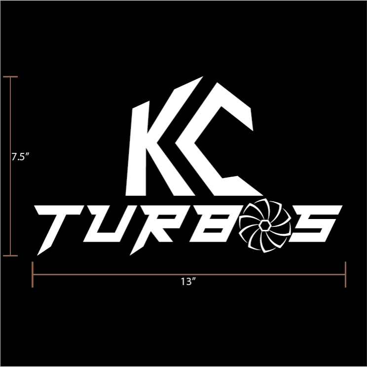 KC Turbos Original Logo - Vinyl Decal