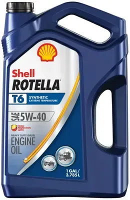 Shell ROTELLA Shell Rotella T6 Full Synthetic 5W40 Motor Oil - 1 gal · Motor Oil