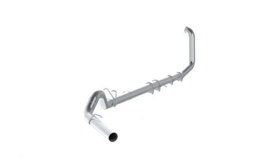 MBRP 5" Turbo Back, Single Side Exit, No Muffler, AL, 1999-2003 F-250/350 7.3L, all models