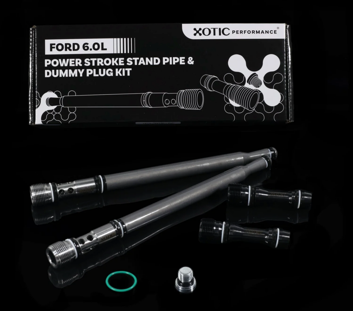 Stand Pipe & Dummy Plug Kit for 2004.5-2010 Ford 6.0L Power Stroke E/F-Series