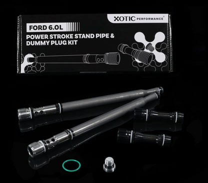 Stand Pipe & Dummy Plug Kit for 2004.5-2010 Ford 6.0L Power Stroke E/F-Series