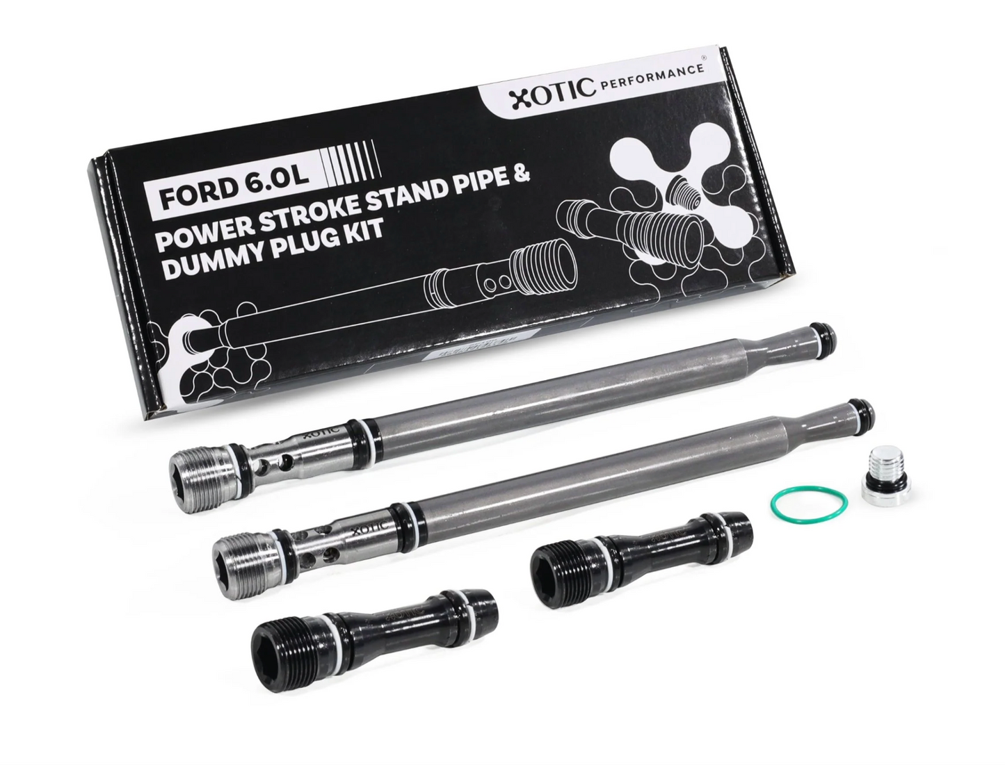 Stand Pipe & Dummy Plug Kit for 2004.5-2010 Ford 6.0L Power Stroke E/F-Series
