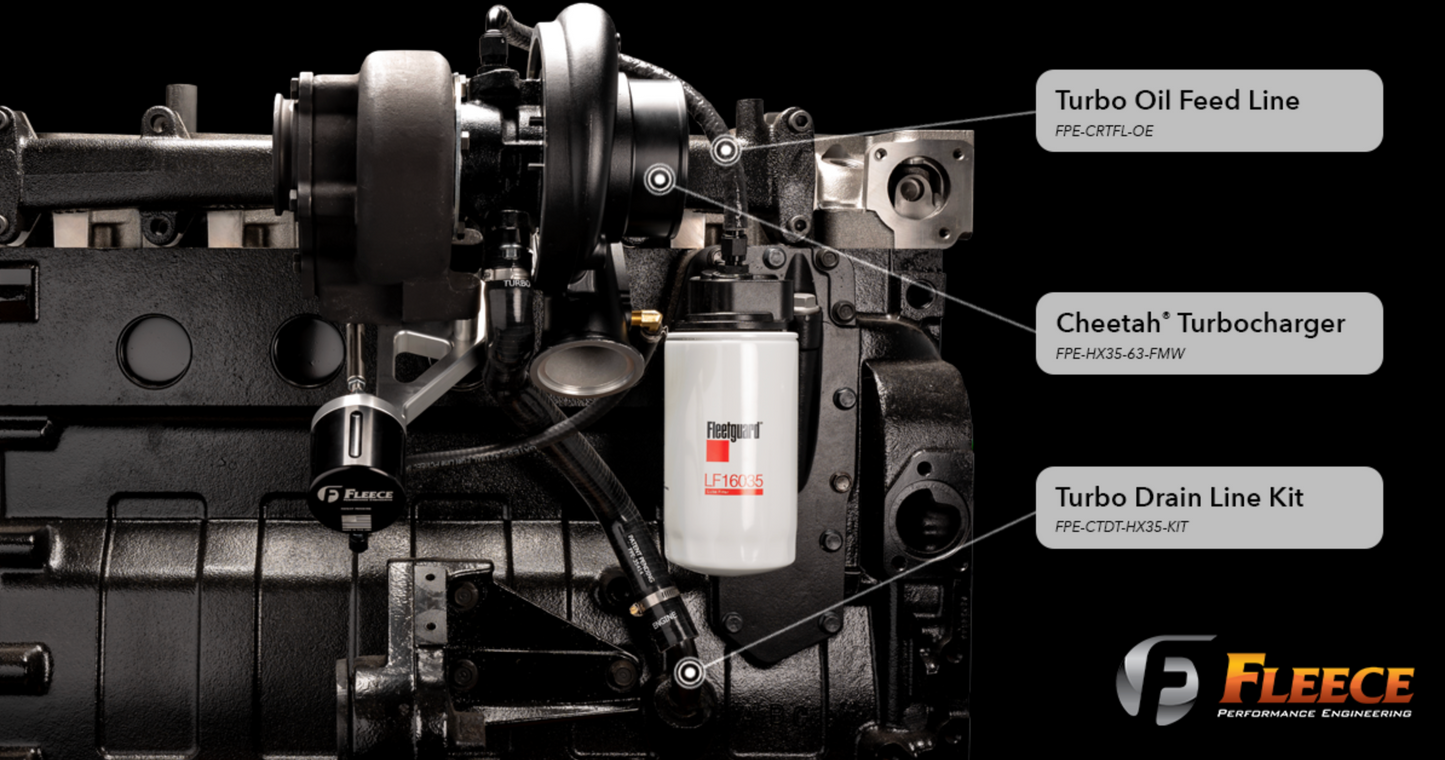 Cheetah® HX35 Turbocharger for 1994-2002 5.9L Dodge Cummins