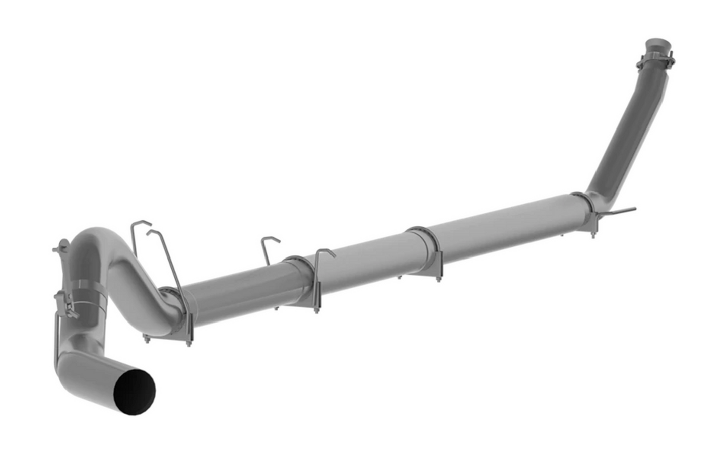 MBRP 5" Turbo Back, No Muffler, AL, 1998.5-2002 Dodge Ram 2500/3500 Cummins