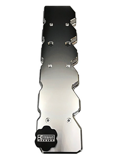 Bean Machine 03-05 Cummins Billet FLAT Top Valve Cover W/ Dual CCV Outlets With Oil Cap Cover 1-6 Week Lead time