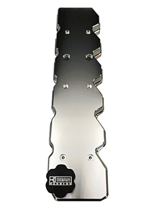 Bean Machine 03-05 Cummins Billet FLAT Top Valve Cover W/ Dual CCV Outlets With Oil Cap Cover 1-6 Week Lead time