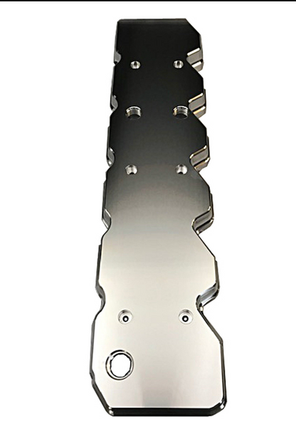 Bean Machine 03-05 Cummins Billet FLAT Top Valve Cover W/ Dual CCV Outlets With Oil Cap Cover 1-6 Week Lead time