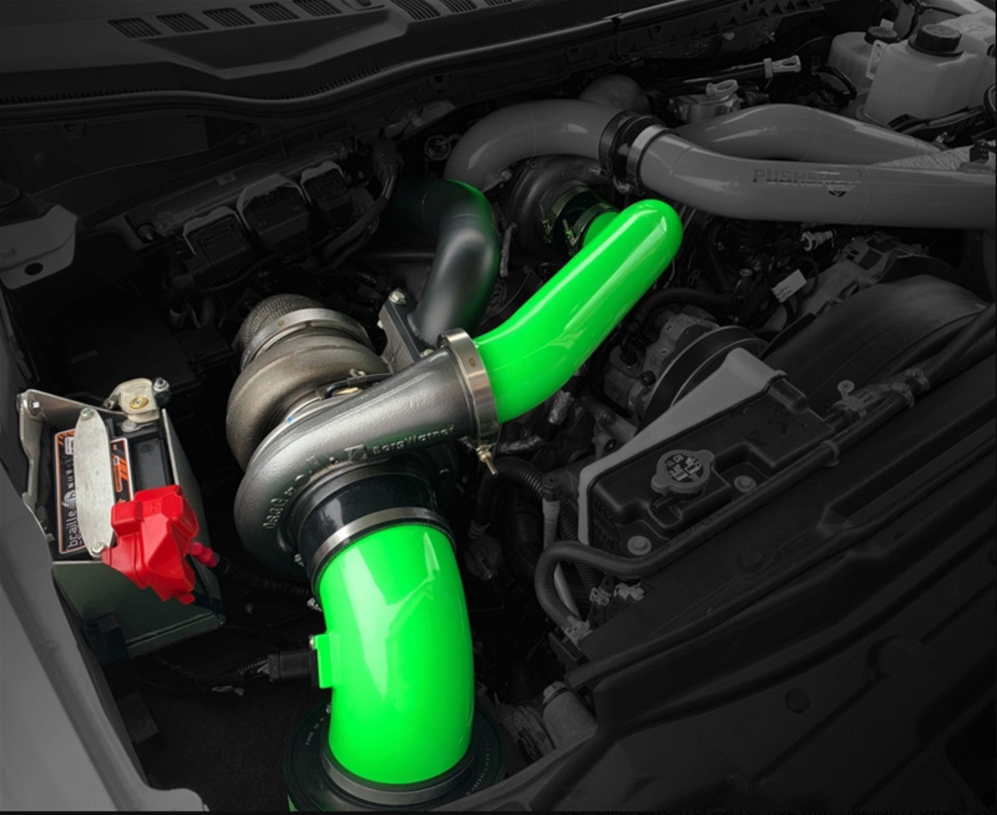Pusher Compound Turbo System for 2015-2022 6.7L powerstroke