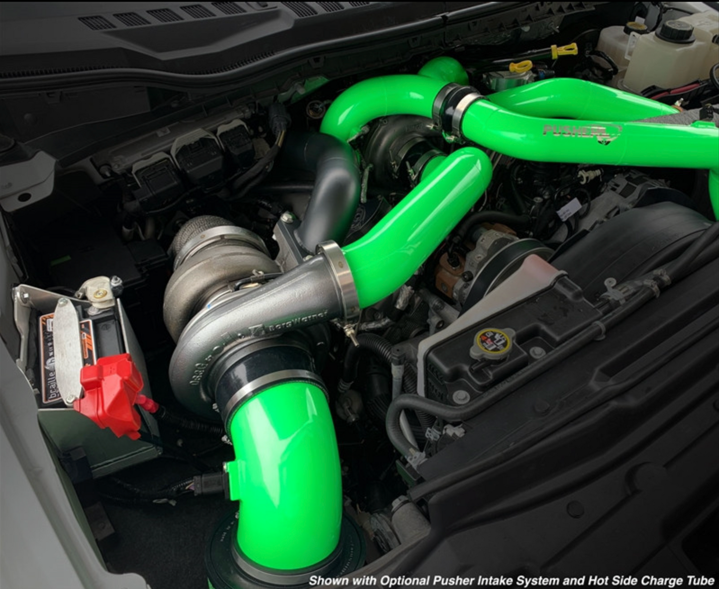 Pusher Compound Turbo System for 2015-2022 6.7L powerstroke