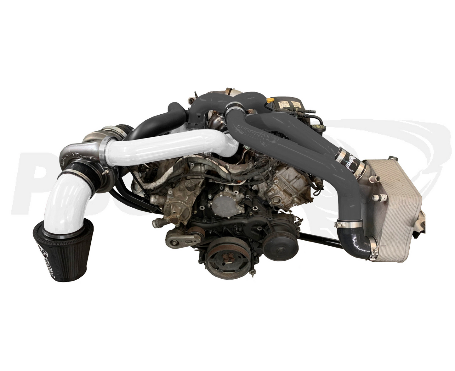 Pusher Compound Turbo System for 2015-2022 6.7L powerstroke