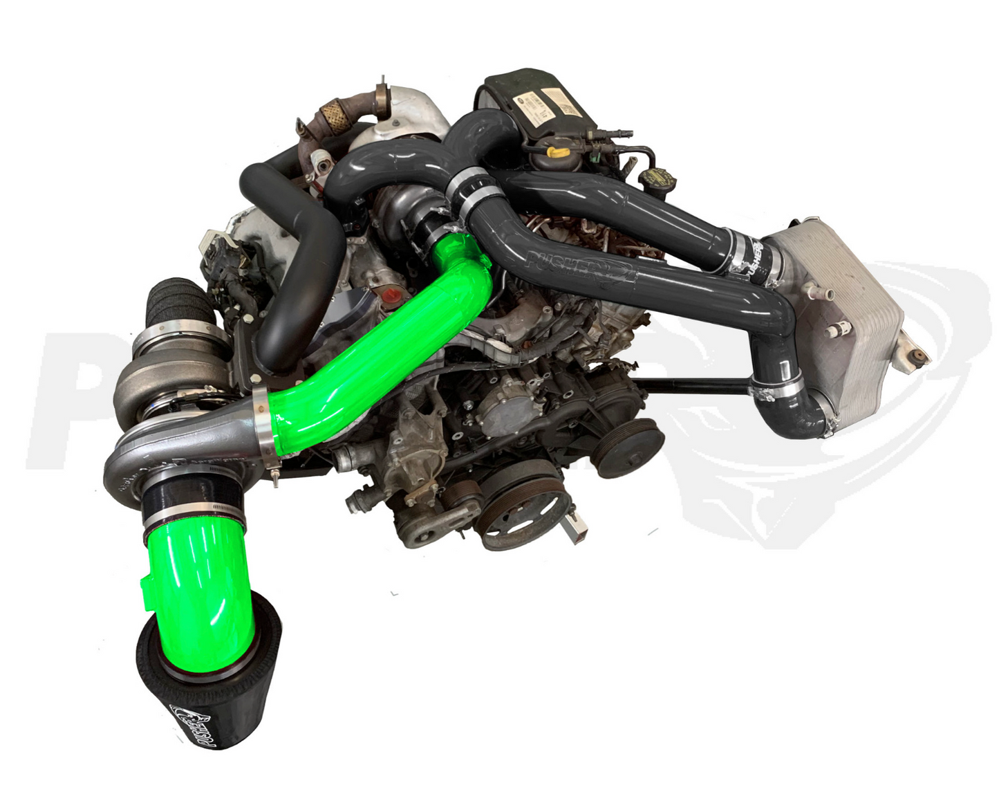 Pusher Compound Turbo System for 2015-2022 6.7L powerstroke