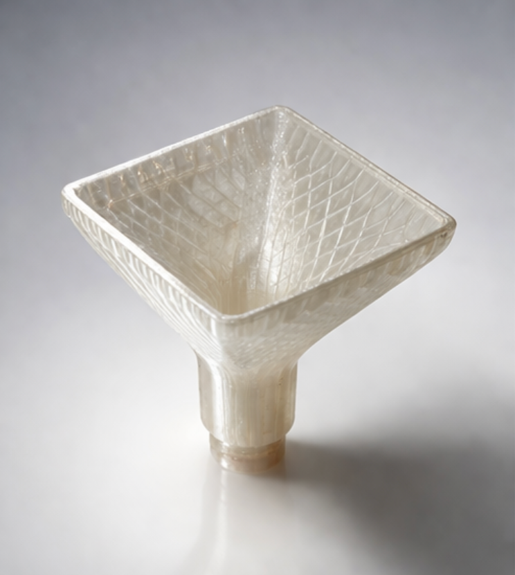 6.7L Powerstroke Thread-On Oil Funnel – No Spill, Hands-Free Oil Filling (2011-2026)