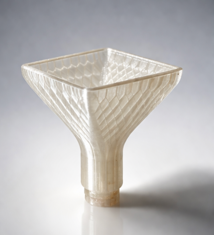 6.7L Powerstroke Thread-On Oil Funnel – No Spill, Hands-Free Oil Filling (2011-2026)