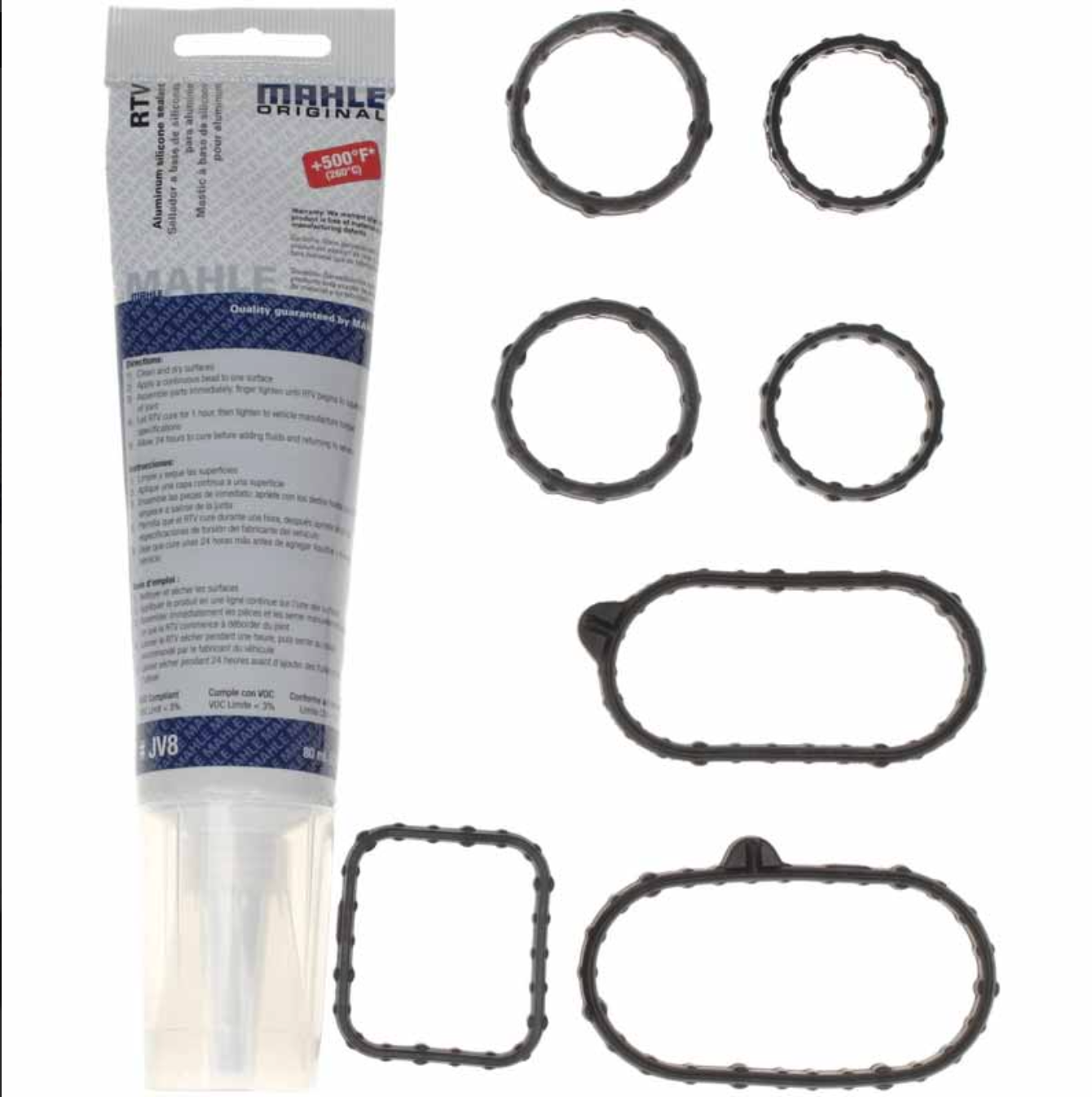 MAHLE OS32478 Upper Oil Pan Gasket Set (2015–2019 6.7L Powerstroke)
