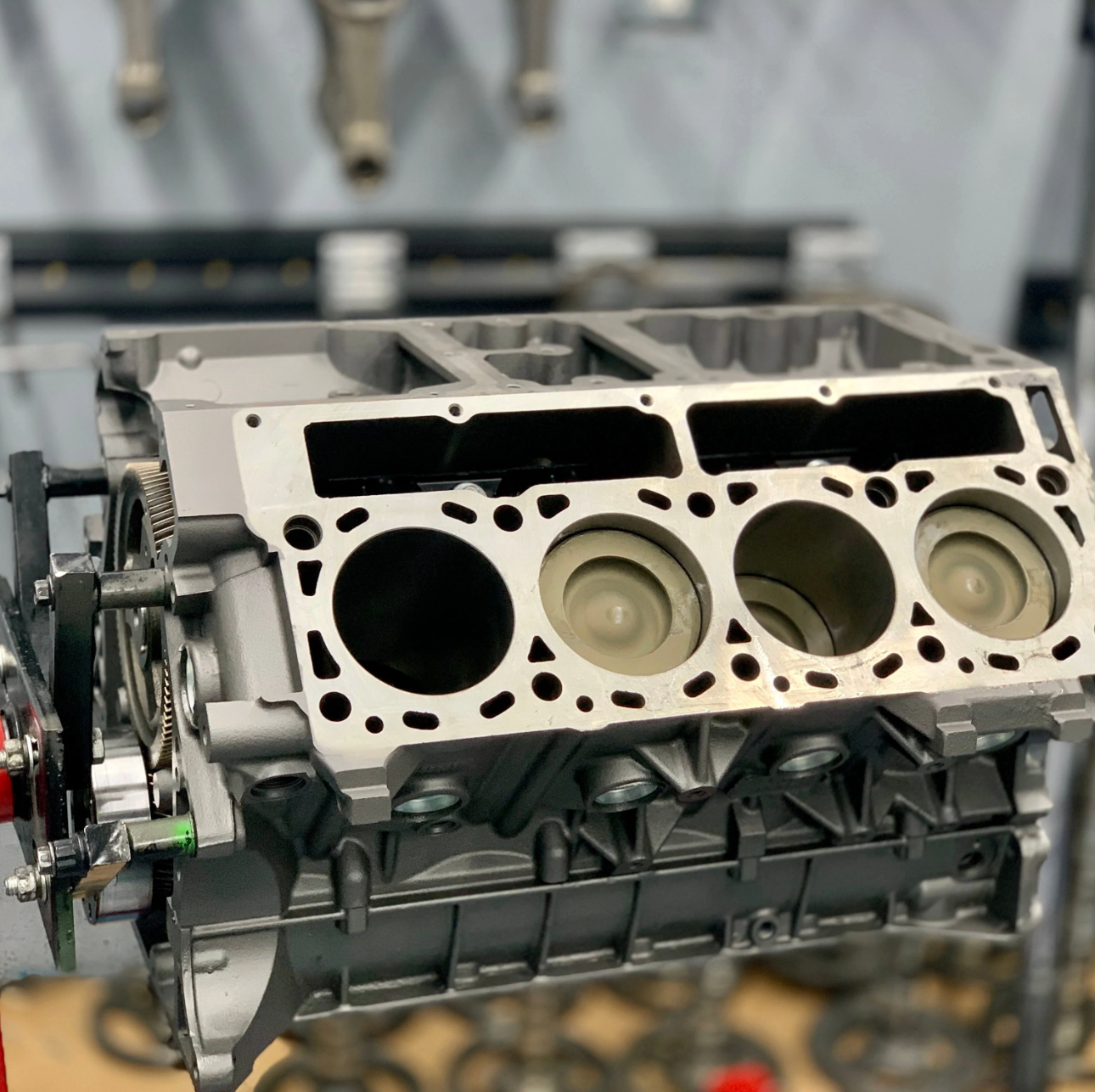 Ford 6.4L Powerstroke Engine with ARP Head Studs Long block