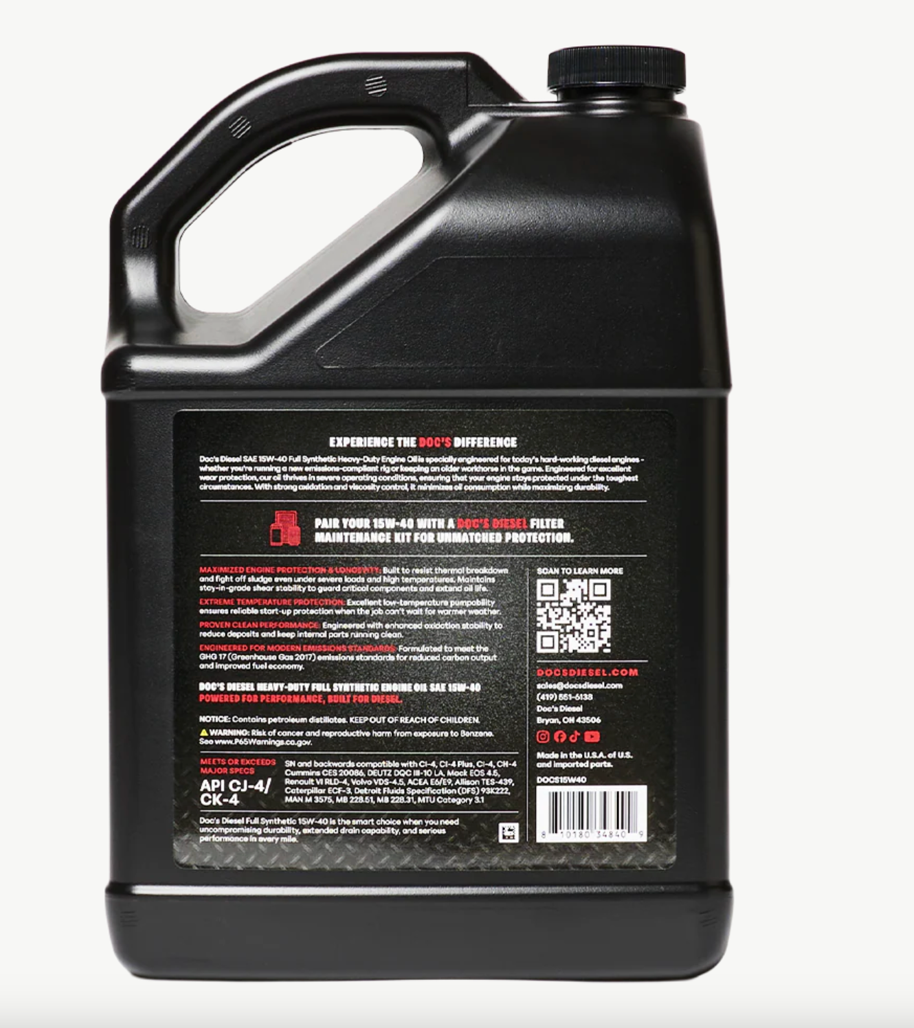 15W-40 Full Synthetic Heavy-Duty Diesel Oil