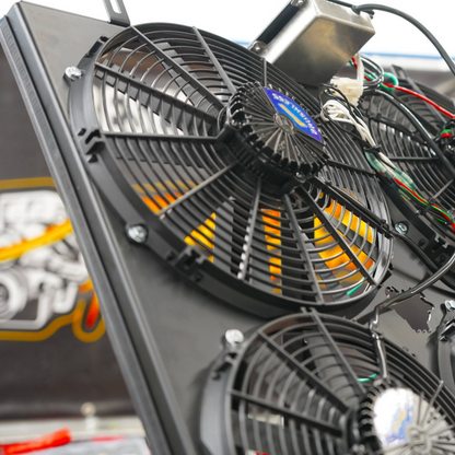 Blessed Performance Direct-Fit Quad Electric Fan Kit 2003-2007 Ford 6.0 Powerstroke