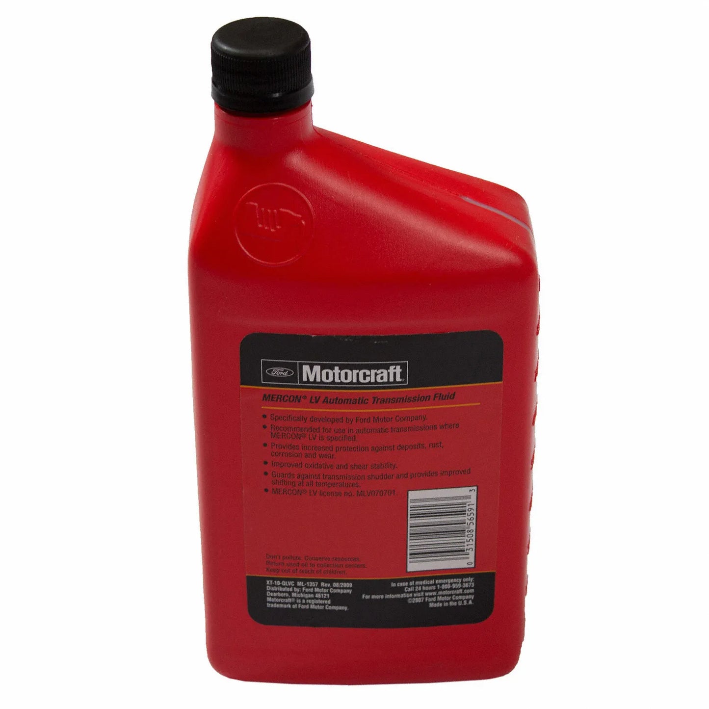 Motorcraft Mercon LV - Quart Automatic Transmission Fluid (1 Quart)