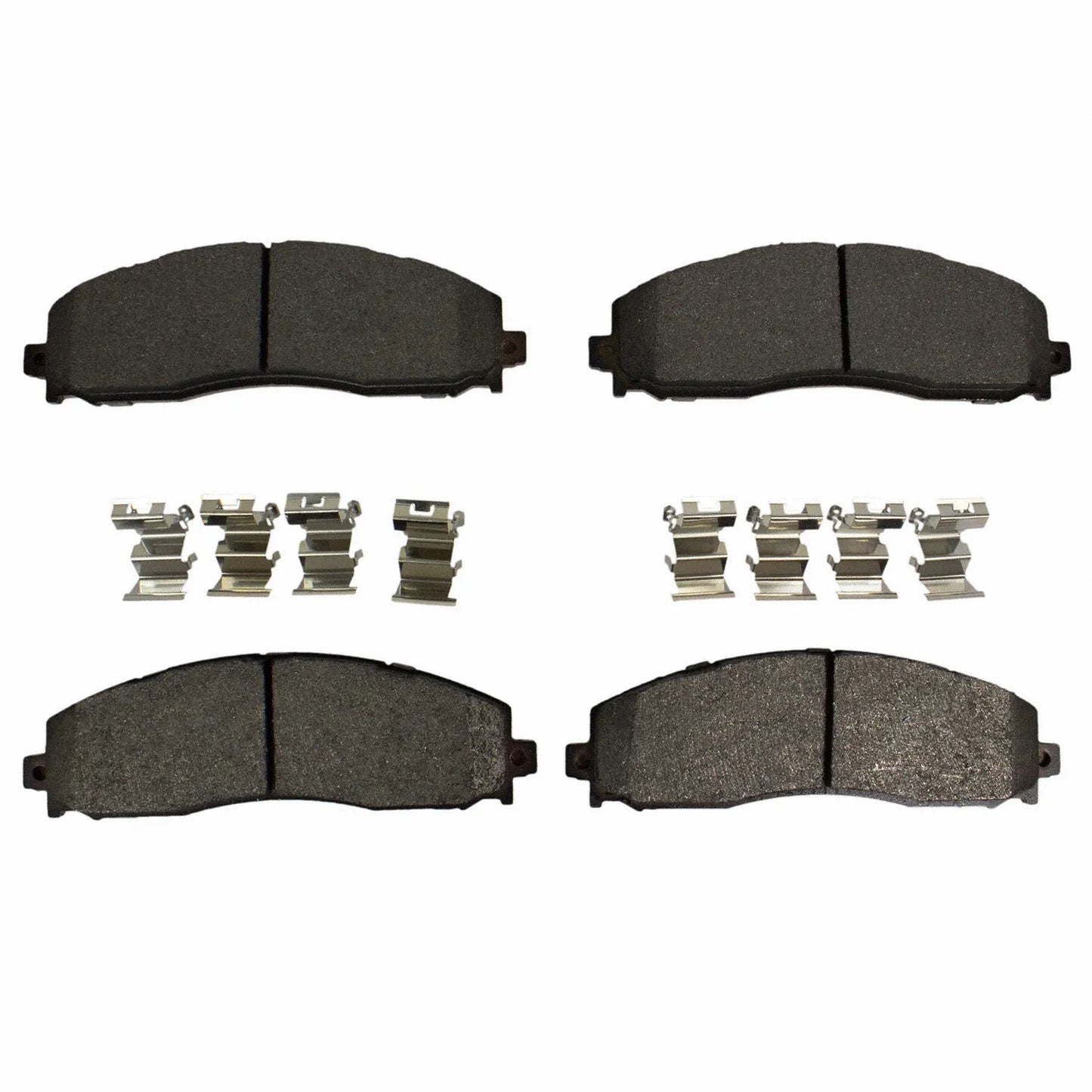 Motorcraft Rear Pads -- Standard Premium - Integrally Molded Organic Disc Brake Pad Set BR1691 2011-2019 6.7L Powerstroke