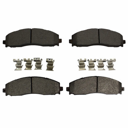 Motorcraft Rear Pads -- Standard Premium - Integrally Molded Organic Disc Brake Pad Set BR1691 2011-2019 6.7L Powerstroke