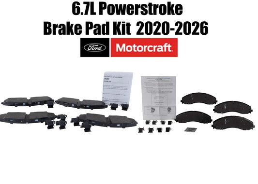 Motorcraft Brake Pad Set Front + Rear 2020-2026 6.7L Powerstroke