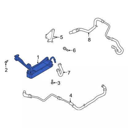 2020-2025 Powerstroke Transmission Cooler