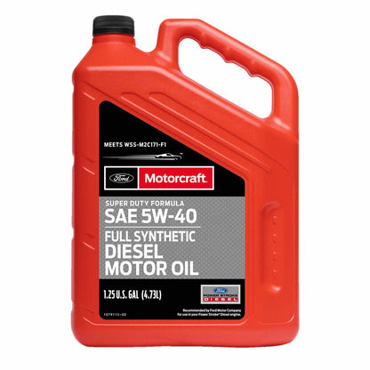 Motorcraft Full Synthetic 5W-40 Diesel Motor Oil - 5 Quart