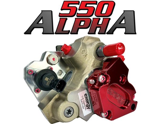 Exergy 550 Alpha CP3 Pump — 2013–2018 / 2021+ 6.7L Cummins