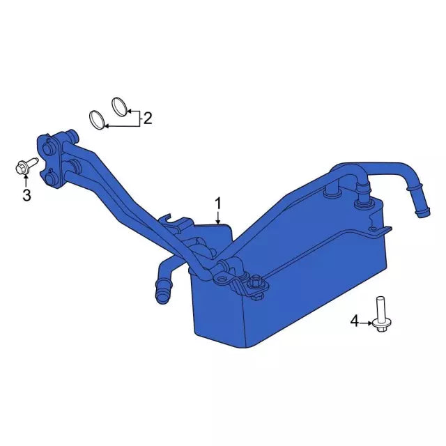 2020-2025 Powerstroke Transmission Cooler